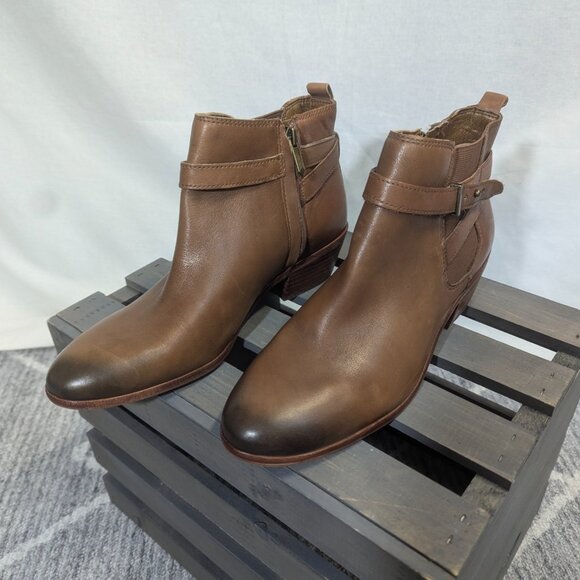 Sam Edelman 'Pacific' Wraparound Strap Bootie (Nordstrom Exclusive) Whiskey 9M - Picture 11 of 11